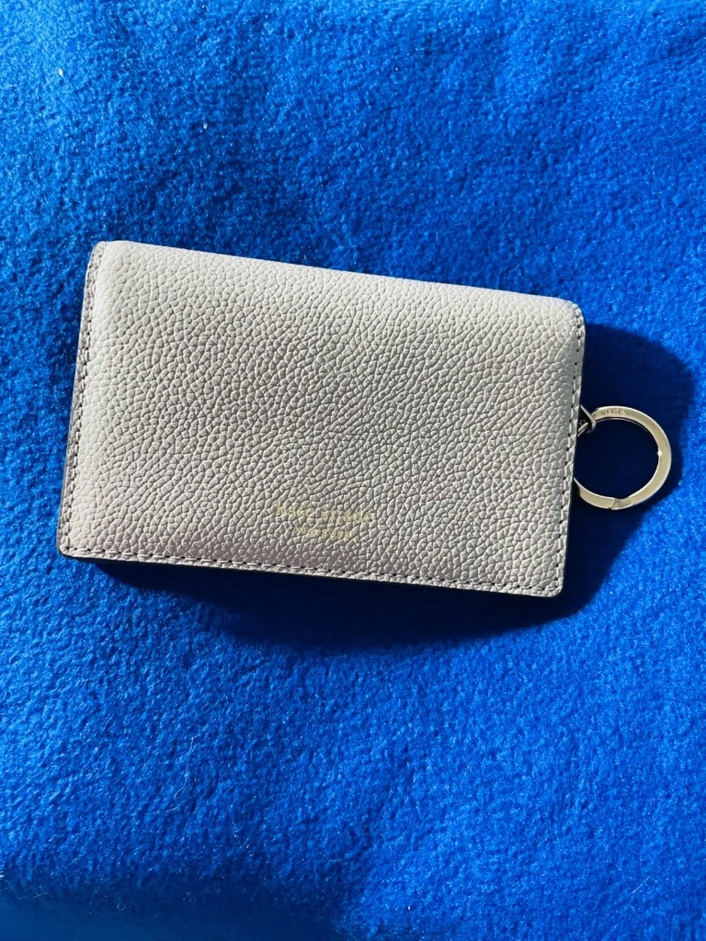 Kate Spade Margaux Small Keyring Wallet light gray